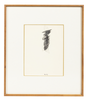 Manuel Cargaleiro, Abstract Composition India Ink on Paper, 1969, Canvas