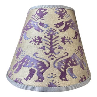 Contemporary Purple Fortuny Night Light For Sale