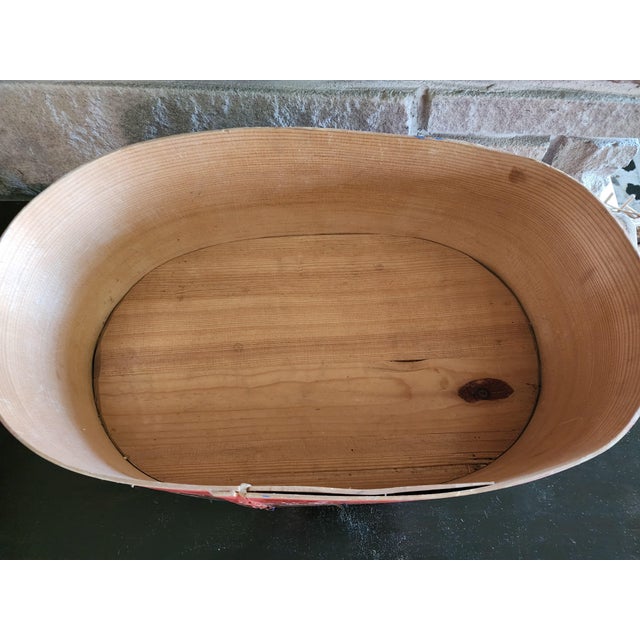 Wood Beautiful Handmade and Hand Painted German Wedding Box Dated 1897 For Sale - Image 7 of 8