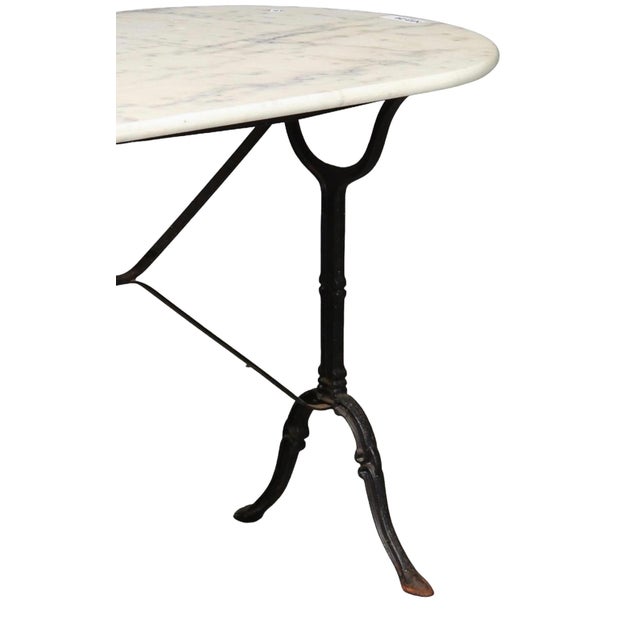 Early 20th Century French Antique Marble Top Bistro Table Chairish