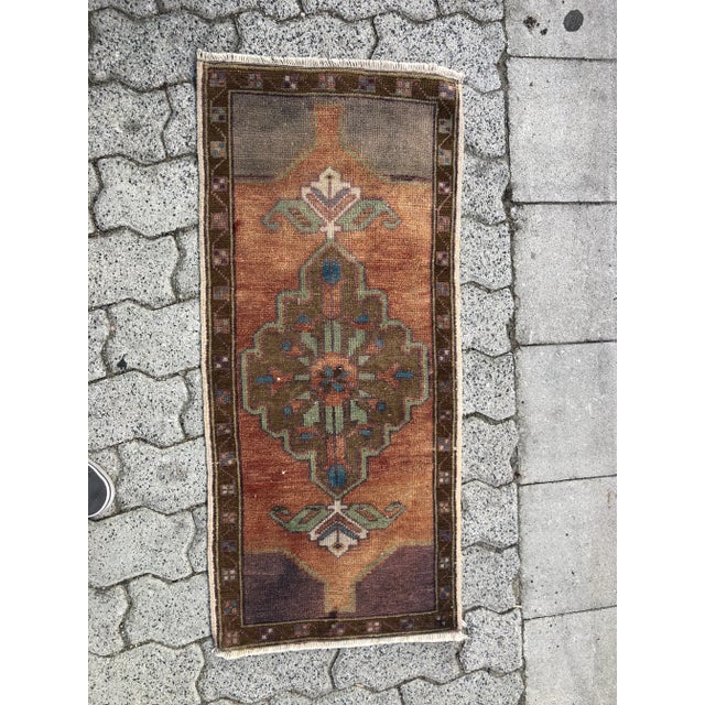 Vintage Traditional Brown Rug For Sale - Image 6 of 6