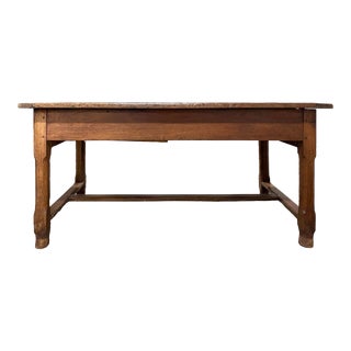 Mid 19th Century Antique French Farmhouse Dining Table For Sale