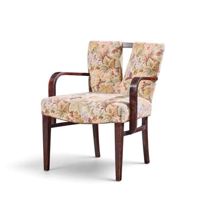 Paul Frankl Corset Mid Century Mahogany Dining Chairs - Set of 6 For Sale - Image 12 of 17