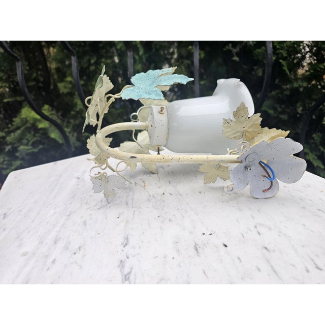 Metal Wall Lamp, Murano, 1970s For Sale - Image 7 of 9