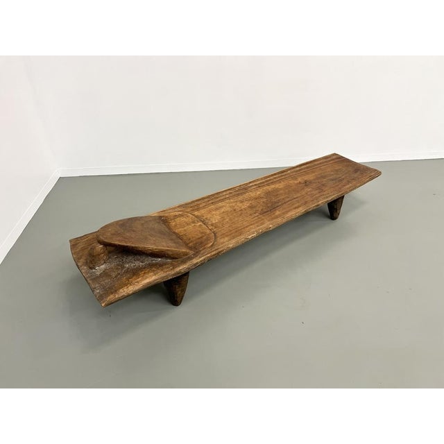 Large African bed Senoufo, from the 1950s, from Côte d'Ivoire. It is an entirely original and original collector's...