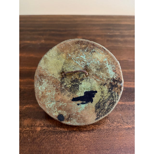 Mid 20th Century Vintage Neoclassical Grand Tour Cast Plaster Roman Lion Head Plaque For Sale - Image 5 of 5