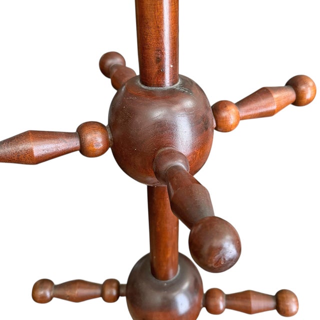 Late 19th Century 19th Century American Folk Art Hall Tree For Sale - Image 5 of 12