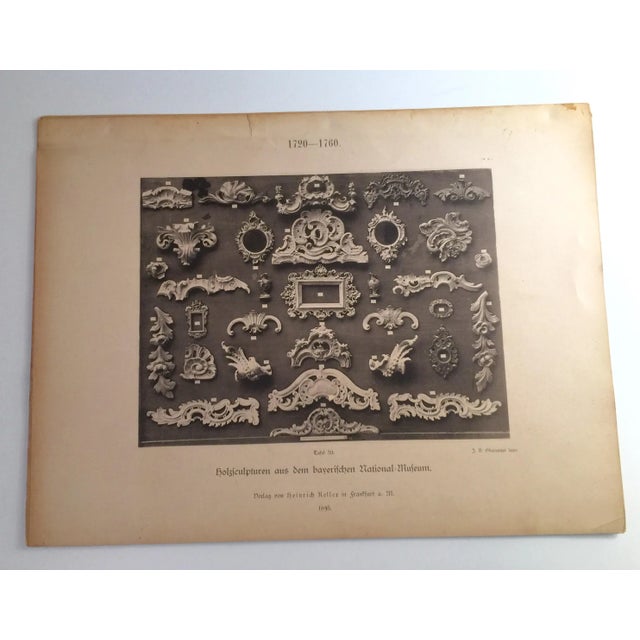 Large photographic print on heavy weight toned paper. 1895, National Museum, Heinrich Keller, Frankfort, Germany A100....