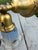 1920s Vintage Brass Wall Sconce With Vintage Painted Shade For Sale - Image 5 of 8