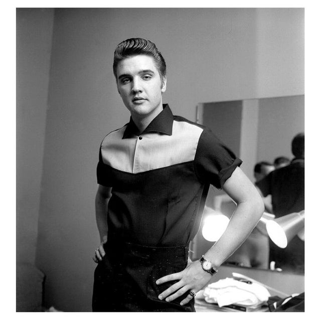 'Elvis Presley on Milton Berle' Unframed Archival Pigment Print For Sale