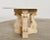 Michael Taylor Michael Taylor Attributed Neoclassical Style Stone Center Table For Sale - Image 4 of 12