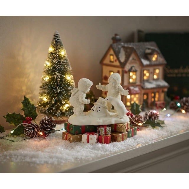 Department 56 Snowbabies (Classic Collection) "Where Did He Go?", model number #68411. Introduced in December 1993 and...