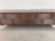 1990s Custom 11 Drawer Credenza in Red with Brushed Steel Doors and Black Glass Top For Sale - Image 11 of 17