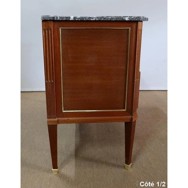 Louis XVI Style Mahogany Chest of Drawers, 19th-century For Sale - Image 13 of 18
