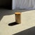 1980s Small Side Table in Orange Petrified Wood, 1980s For Sale - Image 5 of 18
