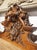 Circa 1900 Carved French Oak Overdoor Panel With Dog and Hunt Trophy For Sale - Image 12 of 15