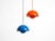 1970s Enamelled Double Shade Flower Pot Pendant Lamp by Verner Panton for Louis Poulsen, Denmark, 1970s For Sale - Image 5 of 18