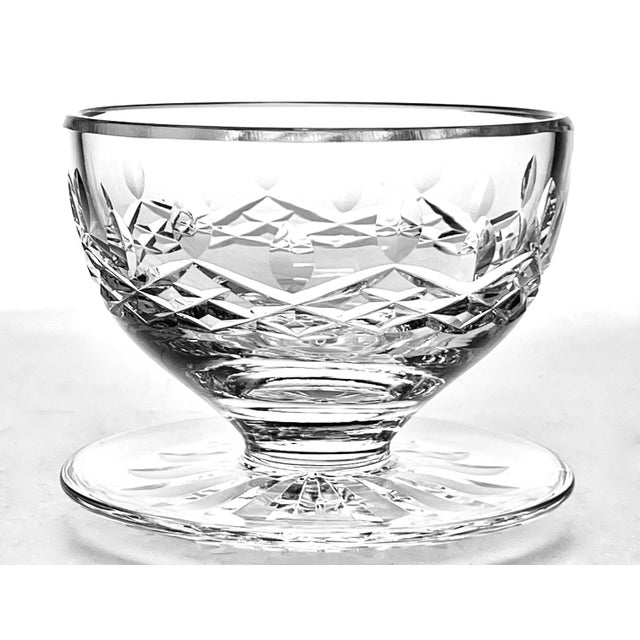 Traditional Vintage Waterford Lismore Condiment/Dessert Coupes - A Pair For Sale - Image 3 of 5