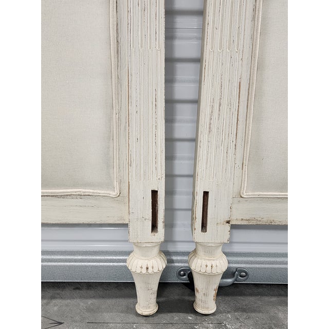 Wood Chelsea Editions Gustavian Style Twin Headboards a Pair For Sale - Image 7 of 12