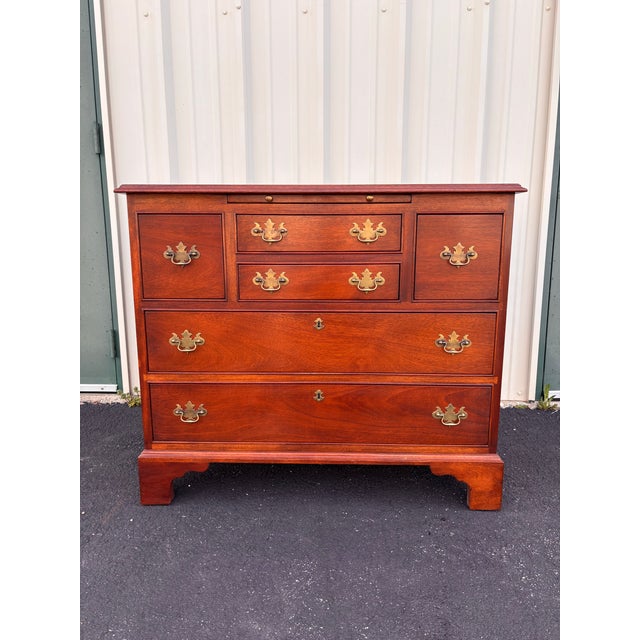 Stickley Stickley Georgian Style Mahogany 6-Drawer Chest of Drawers For Sale - Image 4 of 12