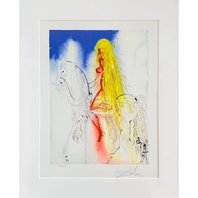Salvador Dali, Lady Godiva, 1970, Lithograph For Sale - Image 8 of 10