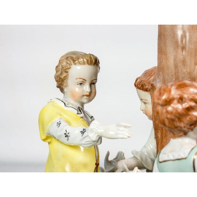 1920s Porcelain Sculpture, Dresden, Germany, Early 1900s For Sale - Image 5 of 13