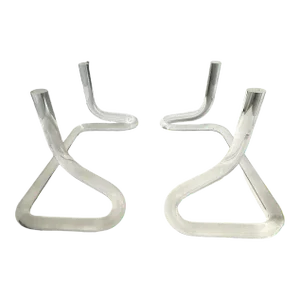 Set of 2 Mid-Century Modern 2000 Series Pipeline Lucite Coffee Table Base by Jeff Messerschmidt , 1970s