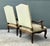 Vintage 18th Century French Baroque Tapestry Arm Chairs - A Pair For Sale In West Palm - Image 6 of 12