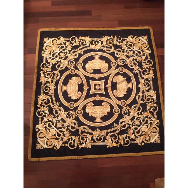 Gianni Versace Custom Made Lion and Urn Throw For Sale - Image 9 of 13