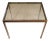 Design Institute of America Chrome and Glass Side Table For Sale
