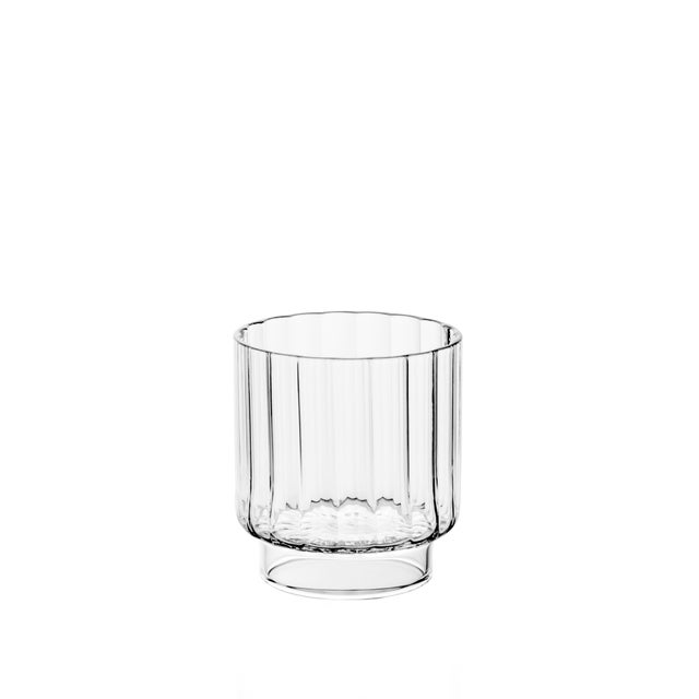 Agustina Bottoni Pillar Tumbler Glass - Set of 4 For Sale - Image 4 of 5