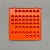Vintage Italian Wall Perpetual Orange Calendar by Della Beffa for Ring a Date, 2000s For Sale - Image 10 of 11