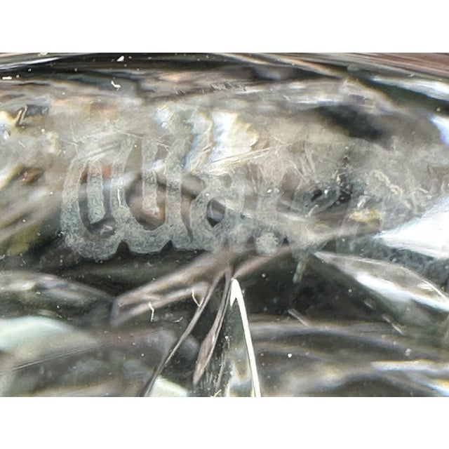 Contemporary Waterford Comeragh Cordial Decanter – Irish Crystal Diamond Cut – Star Stopper – Vintage 1970s For Sale - Image 3 of 12