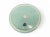 Vortice Ashtray in Turquoise Ceramic by Franco Bucci for Lab. Pesaro, 1970s For Sale - Image 5 of 6