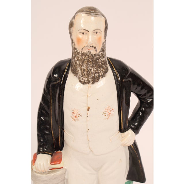 Pair of Staffordshire Figures of Sankey and Moody For Sale - Image 10 of 11