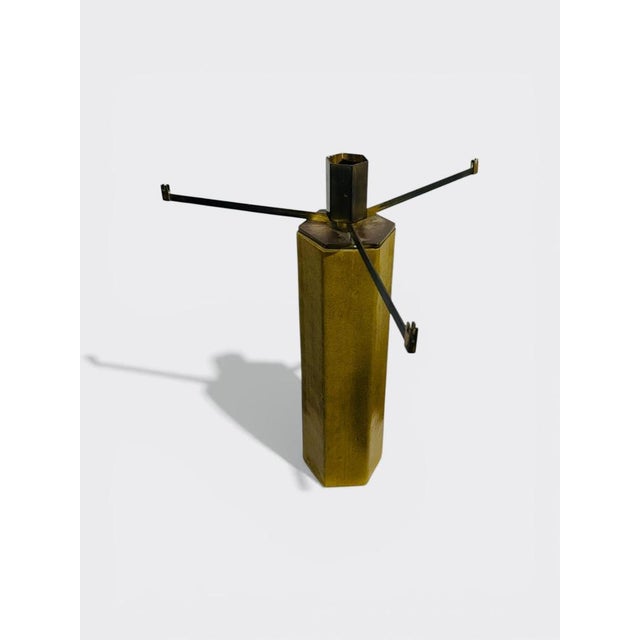 Hexagonal Ceramic Lamp from Jules Wabbes, 1960s For Sale - Image 3 of 14