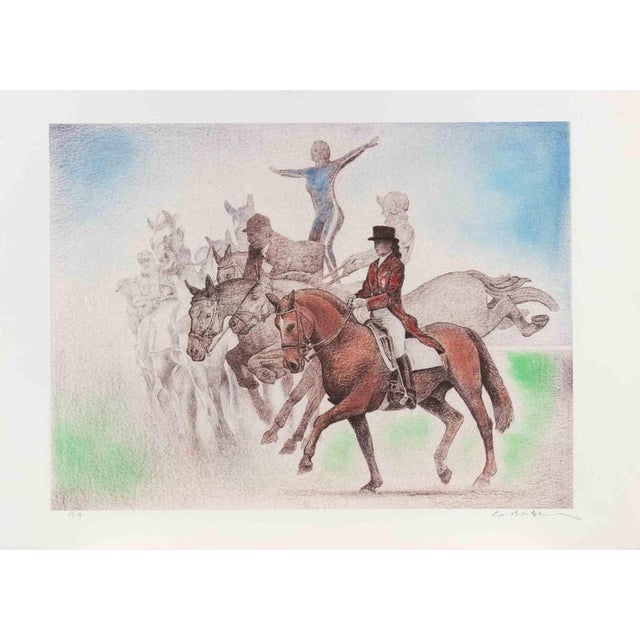 Lithograph realized in 1990s. Hand signed in pencil. Artist Proof, in very good condition. This piece is attributed to the...