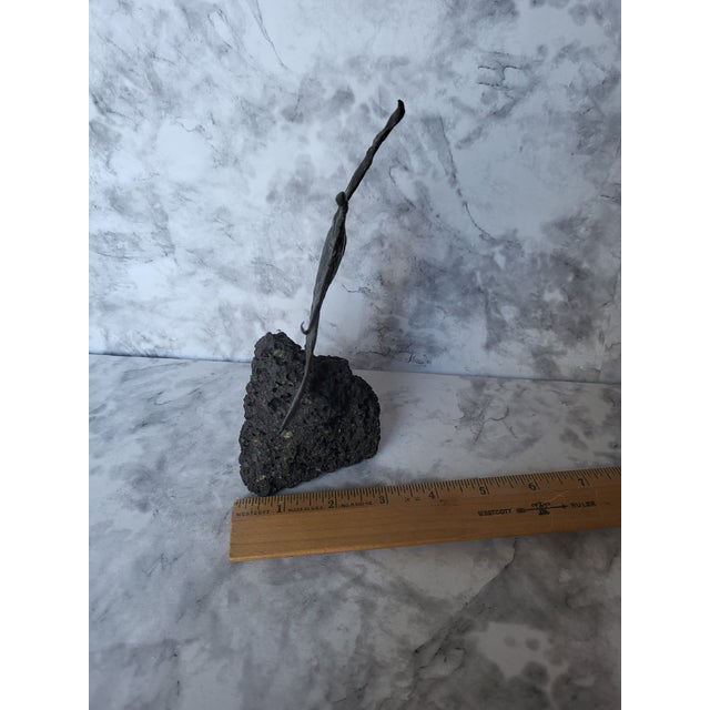 Mid-Century Modern 1960s Bronze Fish Sculpture For Sale - Image 10 of 12