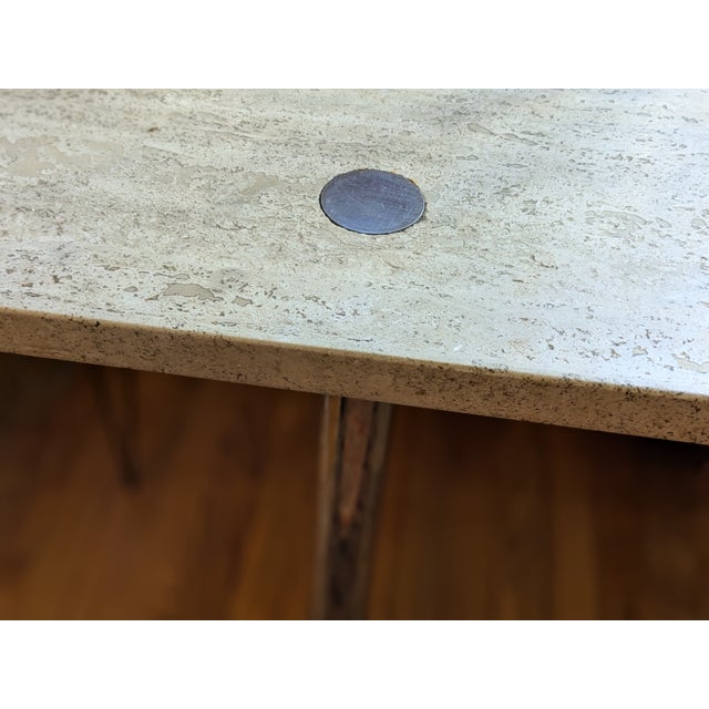 1950s Large Carrera Marble Table by Estelle and Erwin Laverne, Laverne Originals, Early 1950’s For Sale - Image 5 of 9