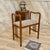 Vienna Secession Ottoman in Ashwood and Backhausen Fabric, Vienna, 1900s For Sale - Image 10 of 11