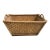 Large French Wicker Market Basket For Sale