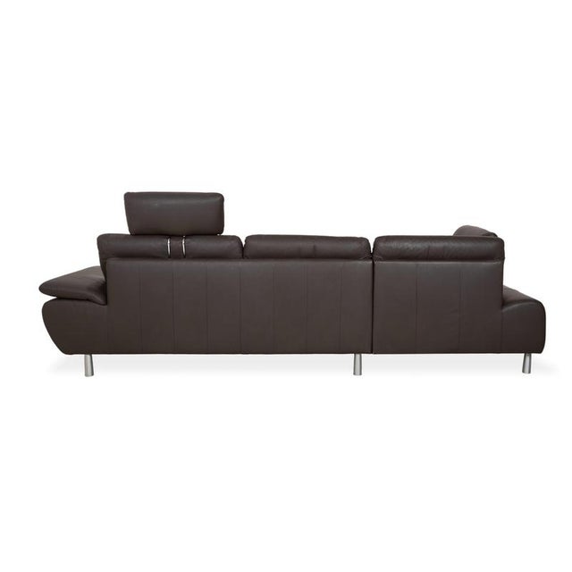 Loop Corner Sofa in Dark Brown Leather from Willi Schillig For Sale - Image 14 of 16