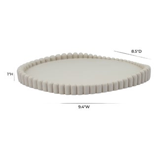 Alna Cream Catchall Tray For Sale