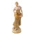 20th Century Hand Painted/Gilt Decorated Porcelain Decorative Woman's Sculpture For Sale
