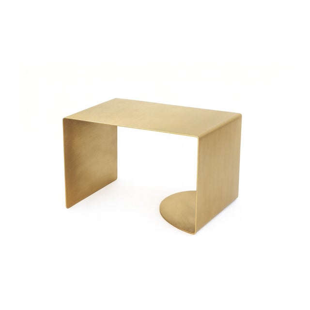 Not Yet Made - Made To Order Brushed Brass Arc Console Table by Veliento For Sale - Image 5 of 5