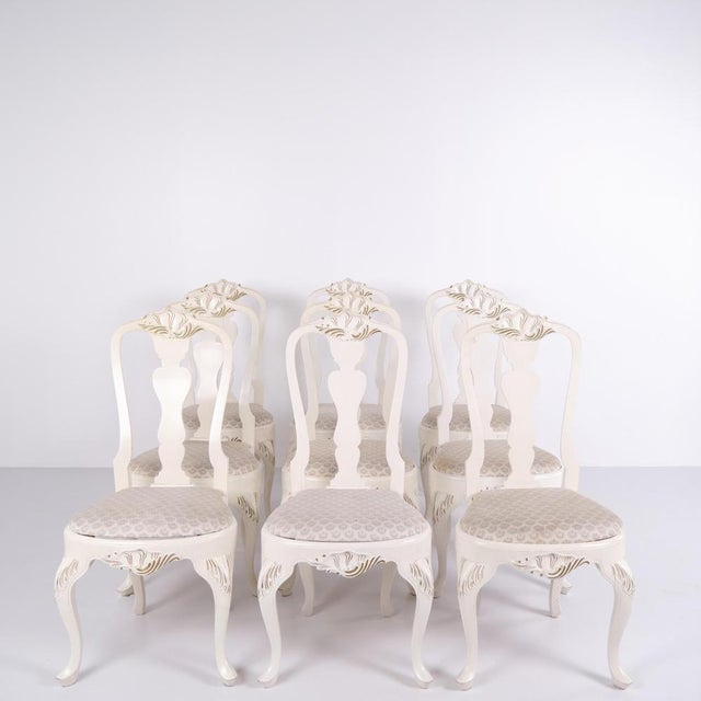Vintage Dining Chairs in Neo Rococo Style, 1920s, Set of 6 For Sale - Image 3 of 17