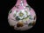 Late 19th Century Victorian Harrach Enameled Flower Opaline Pink Cased Glass 17" Bohemian Vase For Sale - Image 5 of 11