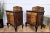 Italian Art Deco Nightstands in Burl Walnut, 1940s, Set of 2 For Sale - Image 9 of 10