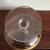 Transparent Dorothy Thorpe Gold Banded Pedestal Dish For Sale - Image 8 of 11