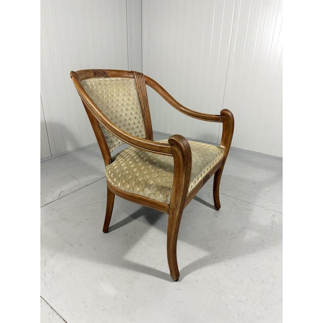 Antique Wooden Armchair, 1900s For Sale - Image 3 of 18